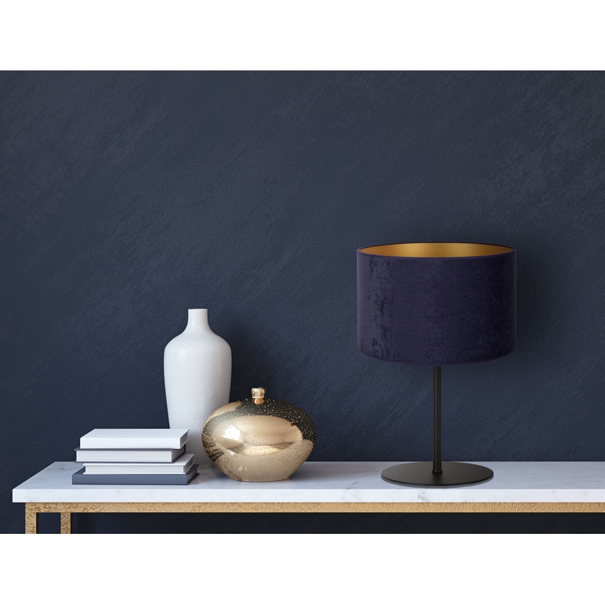Duolla - Tafellamp ROLLER 1xE14/15W/230V diameter 20 cm blauw/goud