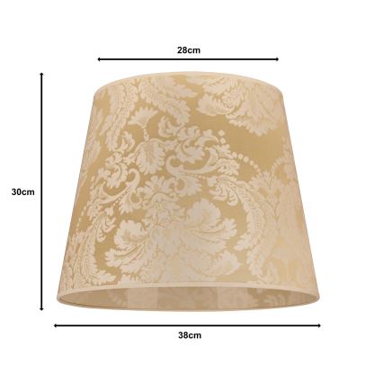 Duolla - Universele lampenkap CLASSIC L E27 diameter 38 cm goud
