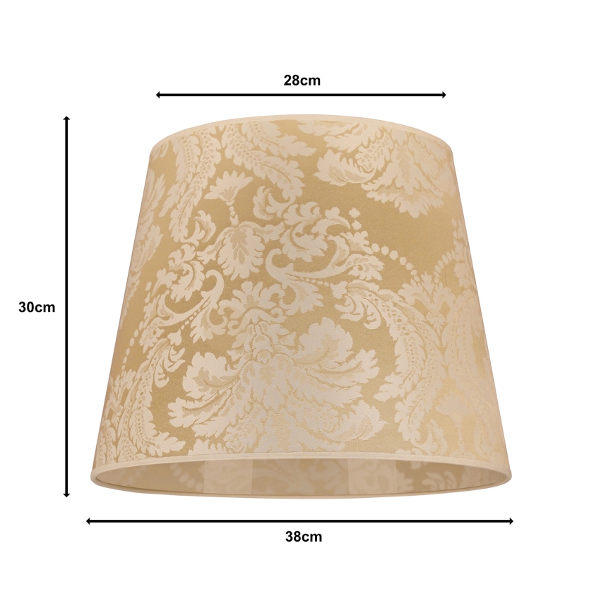Duolla - Universele lampenkap CLASSIC L E27 diameter 38 cm goud