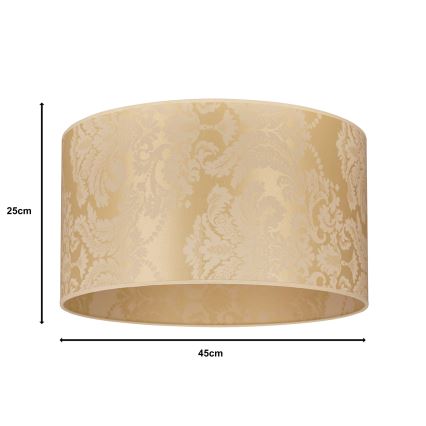 Duolla - Universele lampenkap ROLLER E27 diameter 45 cm goud