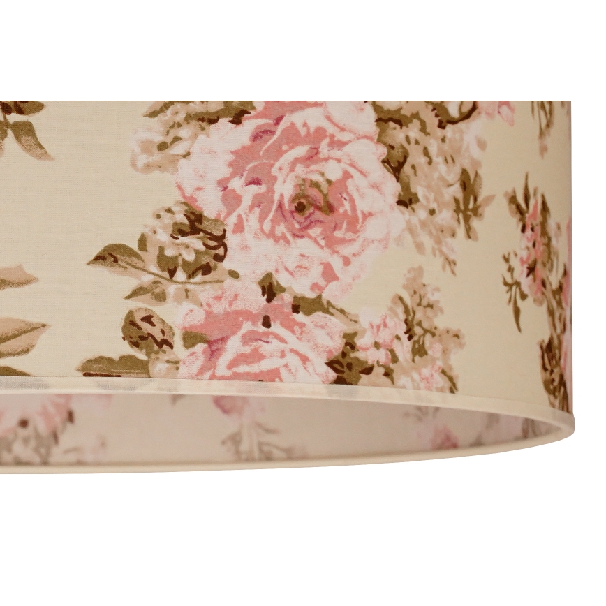 Duolla - Universele lampenkap ROLLER E27 diameter 45 cm roze