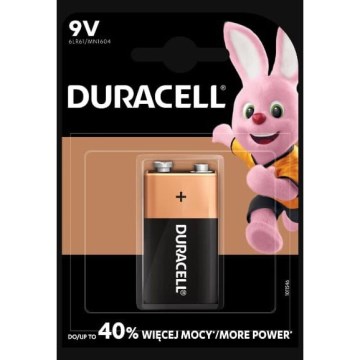 Duracell - 1 st. Alkaline batterij Basic 9V 550 mAh