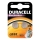 Duracell - 2 st. Alkaline batterij LR44/A76 1,5V 150 mAh