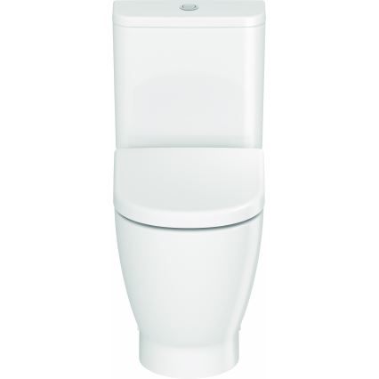 Duravit 20600900002 - WC-combinatie D-CODE keramiek/glanzend wit