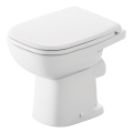 Duravit 21080900002 - Staand toilet D-CODE keramiek/glanzend wit