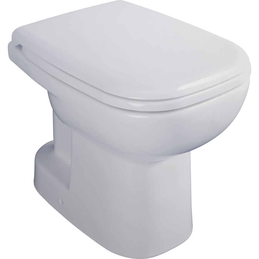 Duravit 21100100002 - Staand toilet D-CODE keramiek/hoogglans wit
