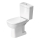 Duravit 21110100002 - WC-combinatie D-CODE, keramiek, hoogglans wit