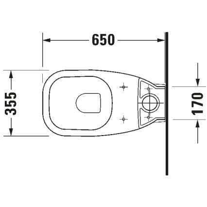 Duravit 21180900002 - WC-combinatie D-CODE keramiek/glanzend wit