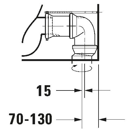 Duravit 21180900002 - WC combiné D-CODE céramique/blanc brillant