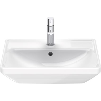 Duravit 2366550000 - Wandhangend wastafel D-NEO 55 x 44 cm, keramiek, glanzend wit