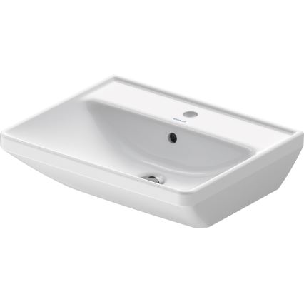 Duravit 2366550000 - Wandhangend wastafel D-NEO 55 x 44 cm, keramiek, glanzend wit