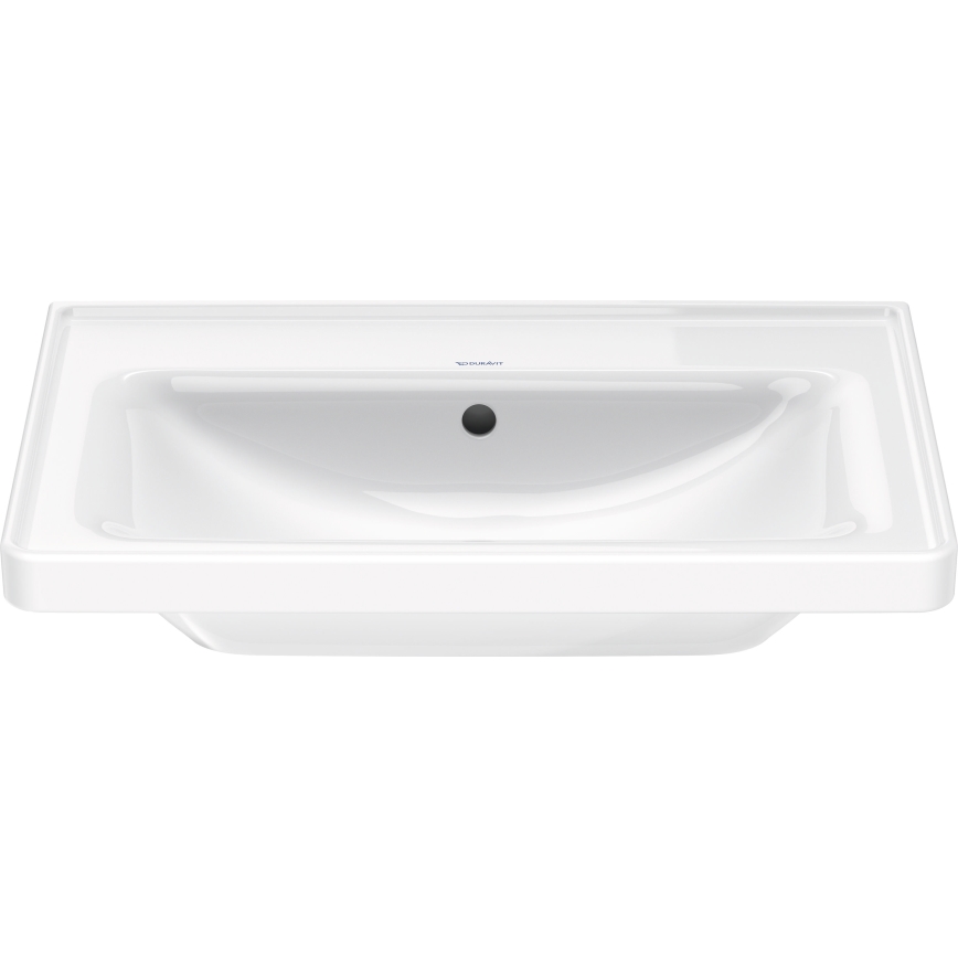 Duravit 2367650060 - Wandhangende wastafel D-NEO 65x48 cm keramiek/glanzend wit
