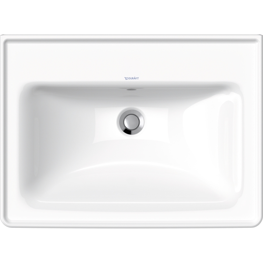 Duravit 2367650060 - Wandhangende wastafel D-NEO 65x48 cm keramiek/glanzend wit