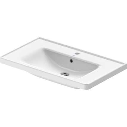 Duravit 2367800000 - Lavabo suspendu D-NEO 80 x 48 cm en céramique, blanc brillant