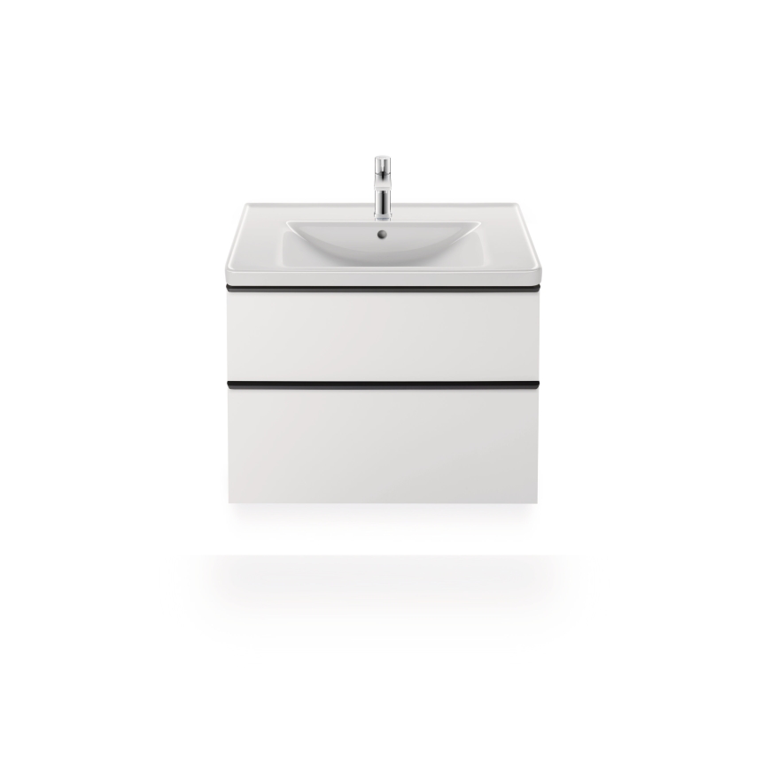 Duravit 2367800000 - Lavabo suspendu D-NEO 80 x 48 cm en céramique, blanc brillant