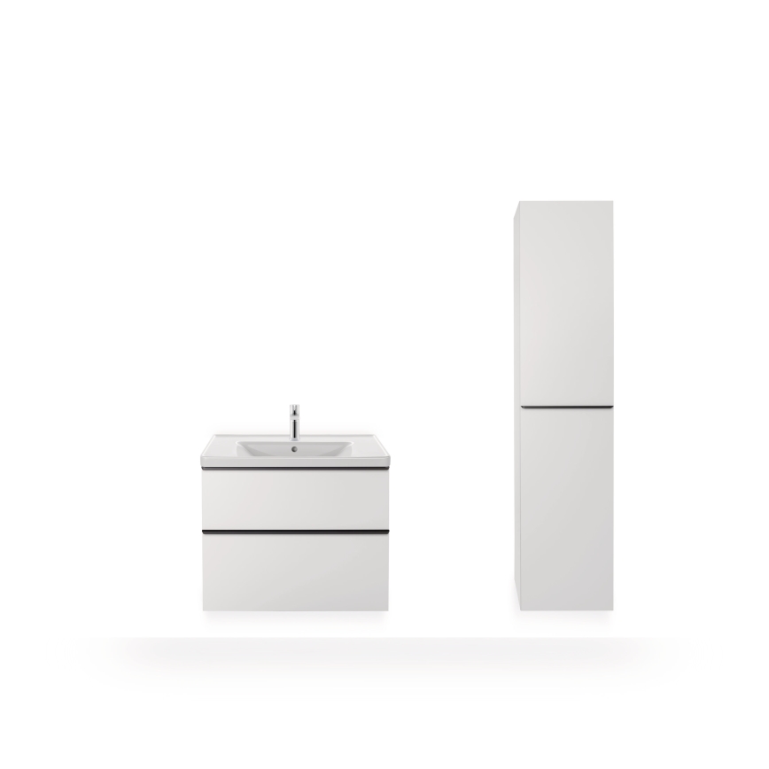 Duravit 2367800000 - Lavabo suspendu D-NEO 80 x 48 cm en céramique, blanc brillant