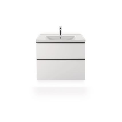 Duravit 2367800000 - Lavabo suspendu D-NEO 80 x 48 cm en céramique, blanc brillant