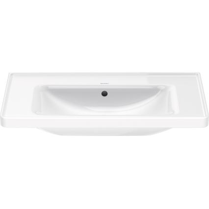 Duravit 2367800060 - Wandhangend wastafel D-NEO 80x48 cm keramiek/hoogglans wit