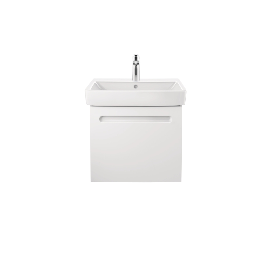 Duravit 23756500002 - Lavabo mural D-NEO 65 x 46 cm en céramique, blanc brillant