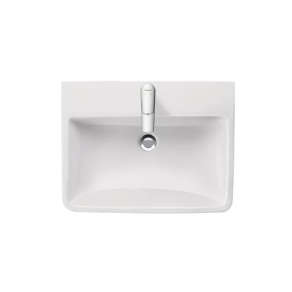 Duravit 23756500002 - Lavabo mural D-NEO 65 x 46 cm en céramique, blanc brillant