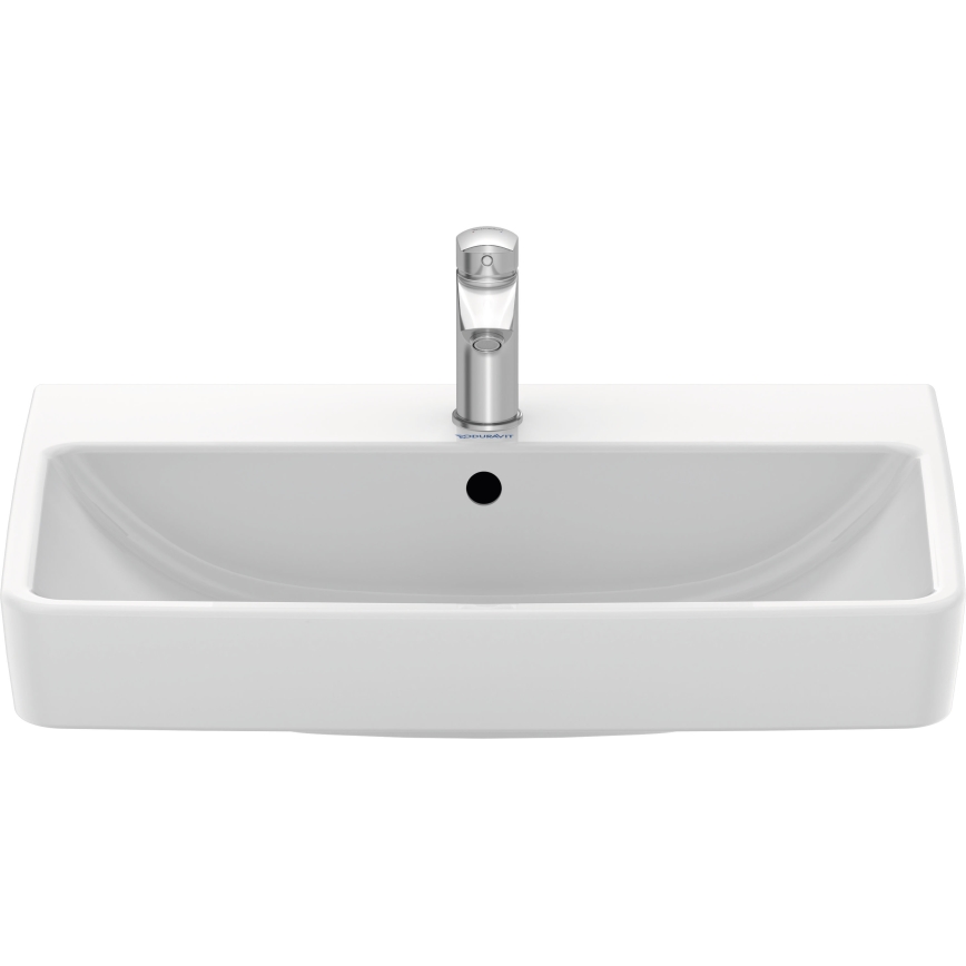 Duravit 23756500002 - Lavabo mural D-NEO 65 x 46 cm en céramique, blanc brillant