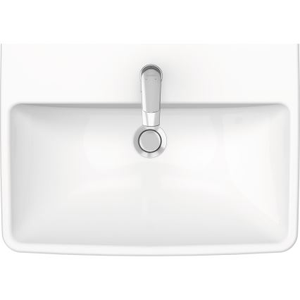 Duravit 23756500002 - Lavabo mural D-NEO 65 x 46 cm en céramique, blanc brillant