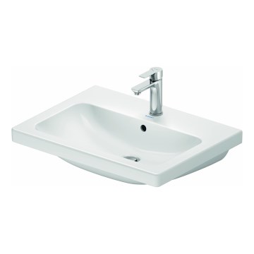 Duravit 23996500002 - Wandhangende wastafel D-CODE 65x48 cm keramiek/glanzend wit