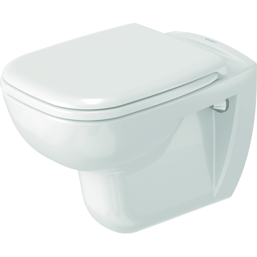 Duravit 25350900002 - WC suspendu D-CODE en céramique, blanc brillant