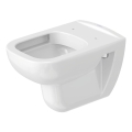 Duravit 25700920002 - Hangend spoelrandloos WC D-CODE keramiek/glanzend wit