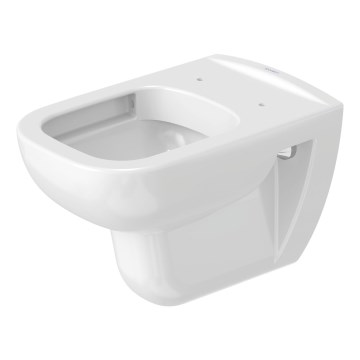 Duravit 25700920002 - Hangend spoelrandloos WC D-CODE keramiek/glanzend wit