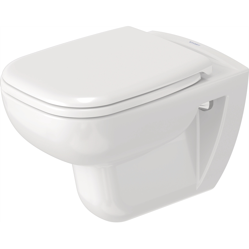 Duravit 25700920002 - Hangend spoelrandloos WC D-CODE keramiek/glanzend wit