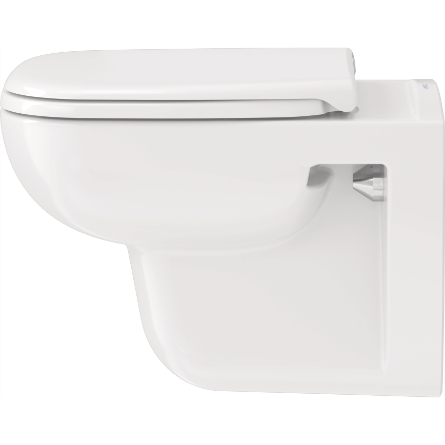 Duravit 25700920002 - Hangend spoelrandloos WC D-CODE keramiek/glanzend wit