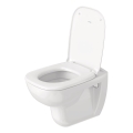 Duravit 45350900A1 - Hangend toilet met SoftClose-zitting D-CODE, keramiek, glanzend wit