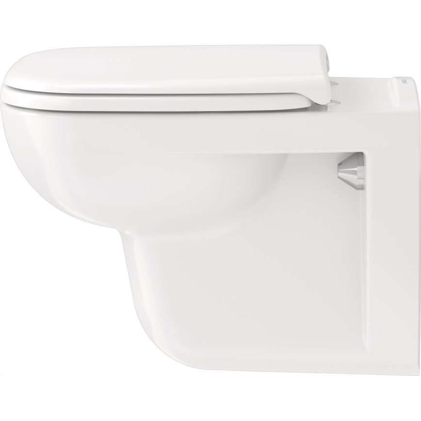 Duravit 45350900A1 - Hangend toilet met SoftClose-zitting D-CODE, keramiek, glanzend wit