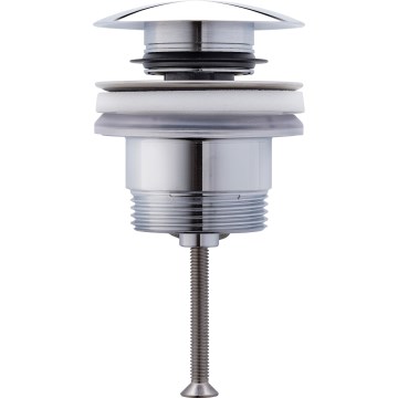 Duravit 50521000 - Wastafelafvoer PUSH-OPEN Ø 6,3 cm glanzend chroom