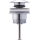 Duravit 50521000 - Wastafelafvoer PUSH-OPEN Ø 6,3 cm glanzend chroom