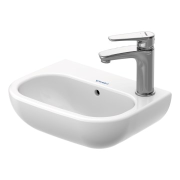 Duravit 7053600082 - Lavabo suspendu D-CODE 36x27 cm céramique/blanc brillant