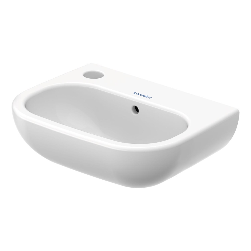 Duravit 7053600092 - Hangende wastafel D-CODE 36x27 cm keramiek/glanzend wit
