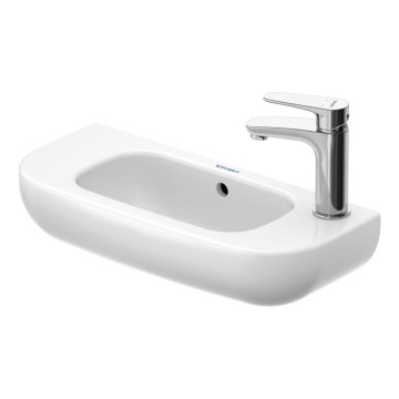 Duravit 7065000082 - Wandhangende wastafel D-CODE 50x22 cm keramiek/glanzend wit