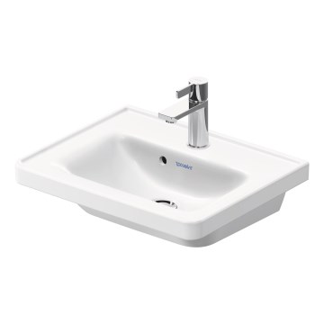 Duravit 742500000 - Wastafel D-NEO 50x40 cm voor wandmontage keramiek/glanzend wit