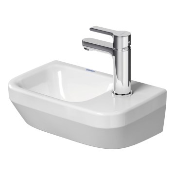 Duravit 7453600412 - Hangend wastafel D-NEO 36x22 cm keramiek/glanzend wit