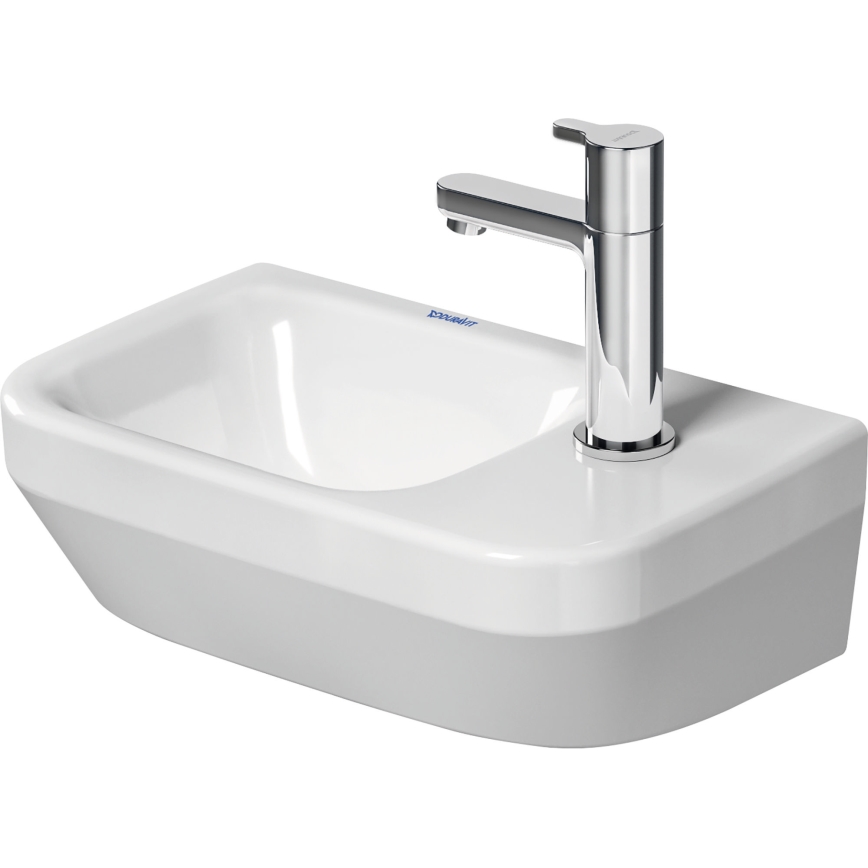 Duravit 7453600412 - Hangend wastafel D-NEO 36x22 cm keramiek/glanzend wit
