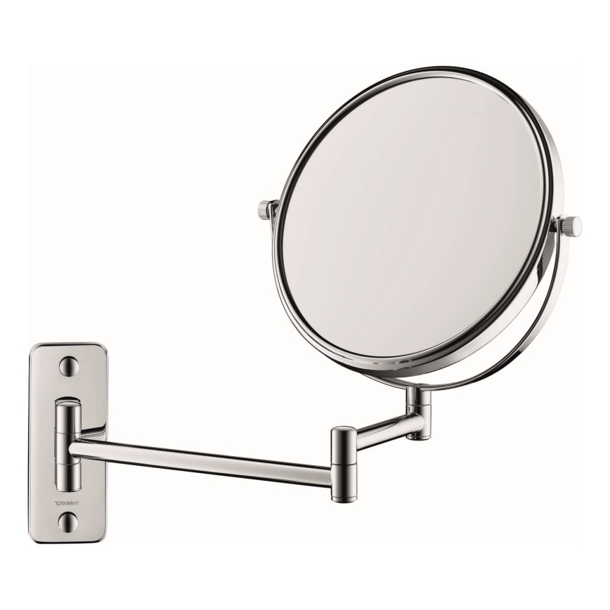 Duravit 99121000 - Wandspiegel D-CODE voor make-up, glanzend chroom