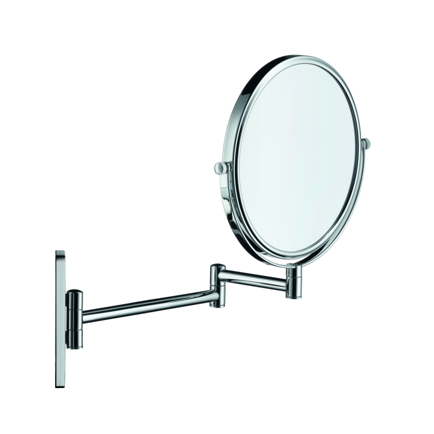 Duravit 99121000 - Wandspiegel D-CODE voor make-up, glanzend chroom