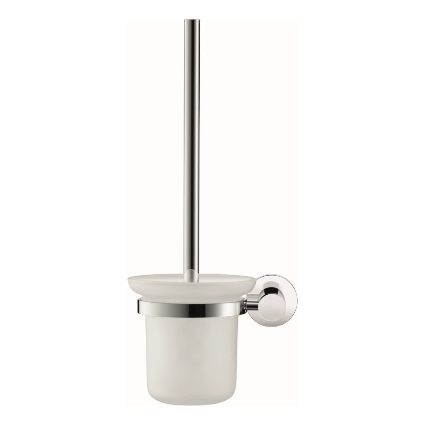 Duravit 99271000 - D-CODE wandgemonteerde wc-borstel, glanzend chroom