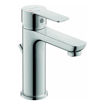 Duravit DC1023001010 - Wastafelmengkraan + afvoer D-CODE glanzend chroom