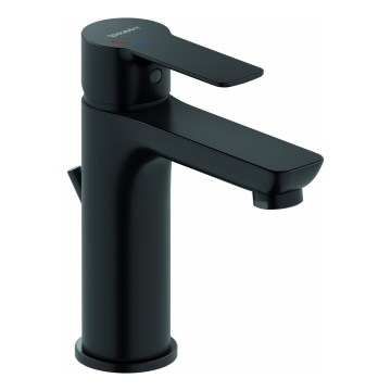 Duravit DC1023001046 - Wastafelmengkraan + afvoer D-CODE mat zwart