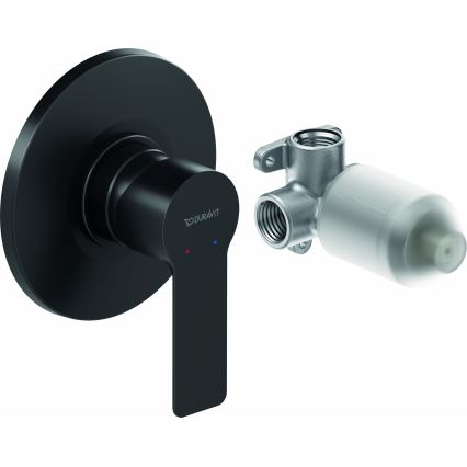 Duravit DC4210007046 - D-CODE douchemengkraan voor inbouw mat zwart
