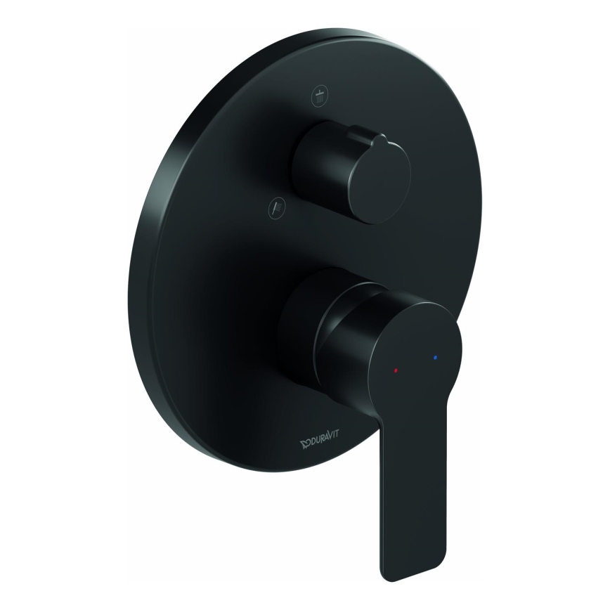 Duravit DC4210012046 - Inbouw douchekraan D-CODE mat zwart