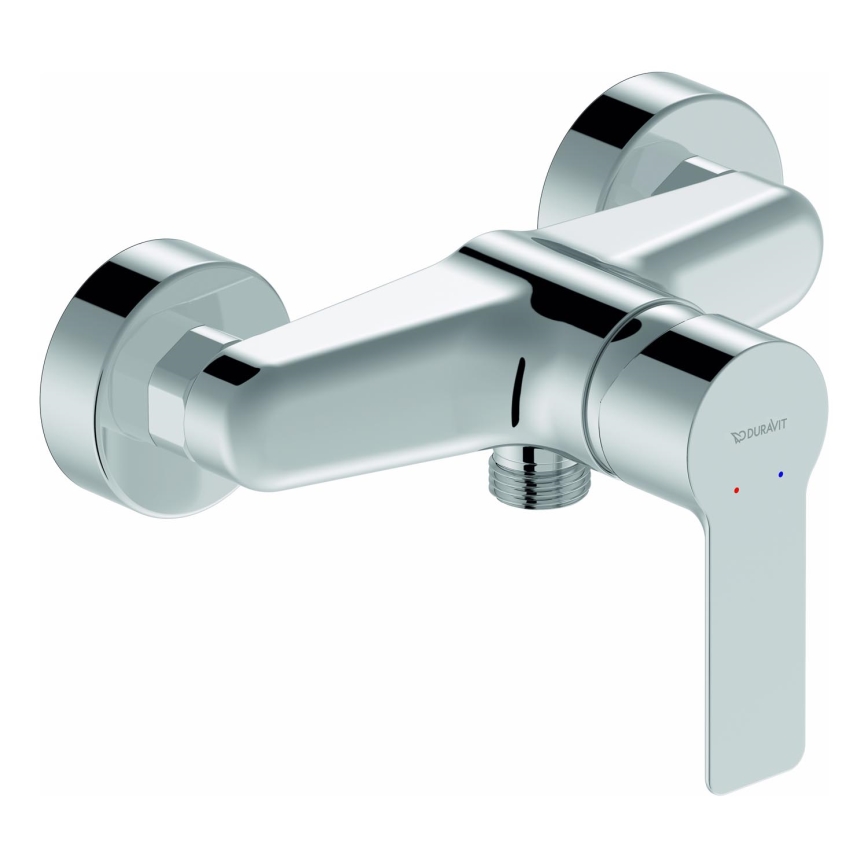 Duravit DC4230001010 - D-CODE wandbidetkraan, glanzend chroom